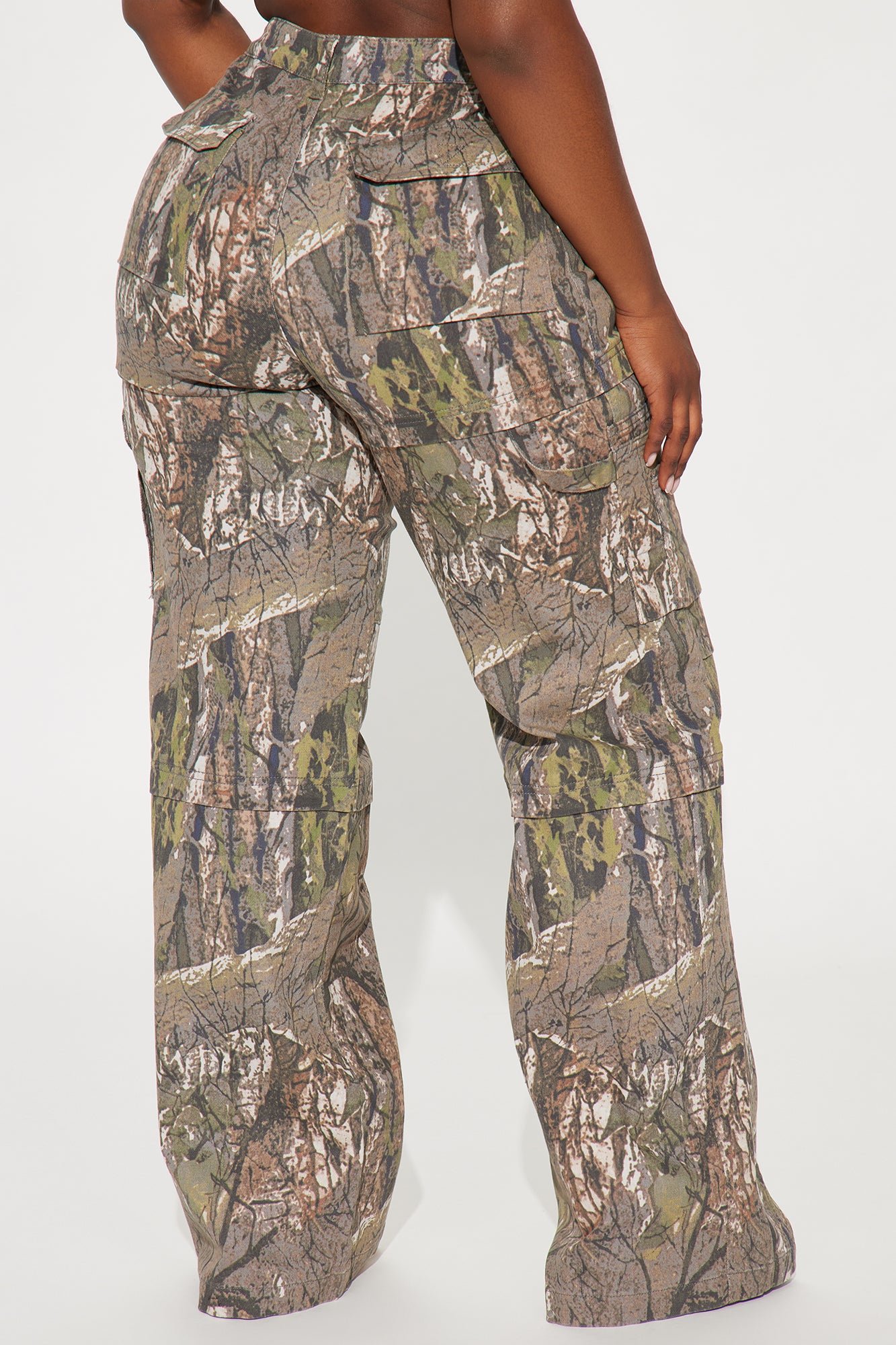 Tall Bree Camo Stretch Cargo Jean - Olive/combo - Image 7